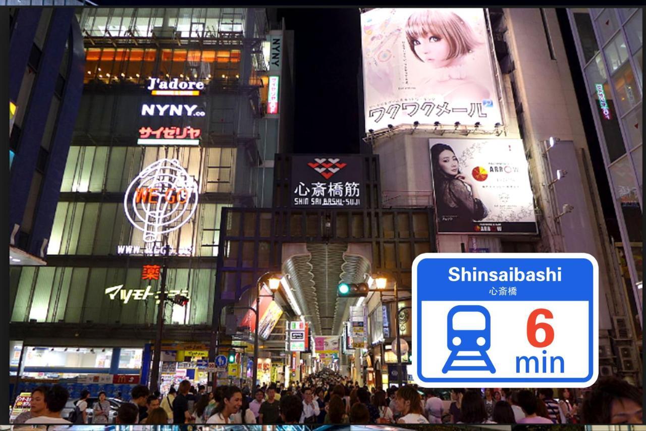 Westay Designers House/6 Mins To Shinsaibashi201 Osaka Eksteriør billede