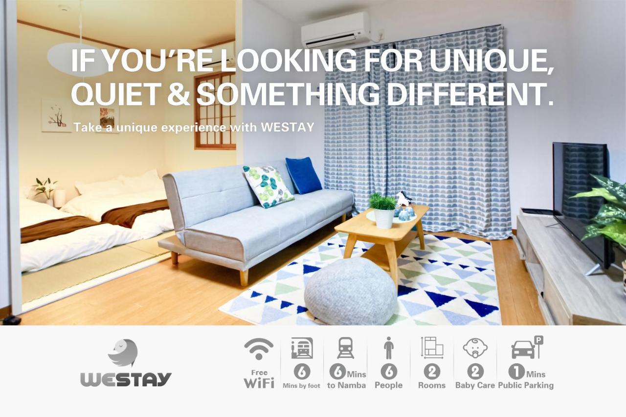 Westay Designers House/6 Mins To Shinsaibashi201 Osaka Eksteriør billede